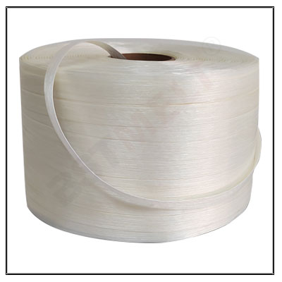 Bale press strapping